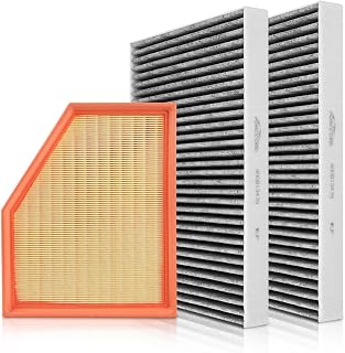 Cabin & Engine Air Filter Fit for 2019-2023 BMW X5 X7 X6 (3.0L ONLY); 2017-2023 BMW 530i / 540i / 530e / 740i / 840i xDrive (2.0L 3.0L) Replace#64115a1bdb6 13718691835 Car Aaccessories