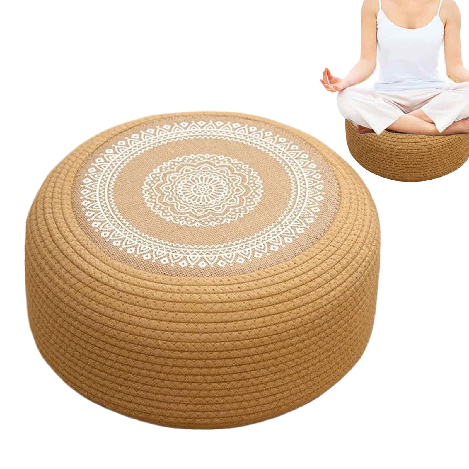 da pavimento – in velluto a coste fatto a mano, design moderno, seduta spessa e confortevole, grande tappetino puzzle Fùton per dormire, meditazione, soggiorno, ufficio, scrivania