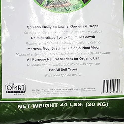 Miniatura 5 de Azomite Aditivo mineral orgánico granulado multiusos de 44 libras para suelo, microfertilizante para plantas, jardín, huerto, suelo de cultivos y