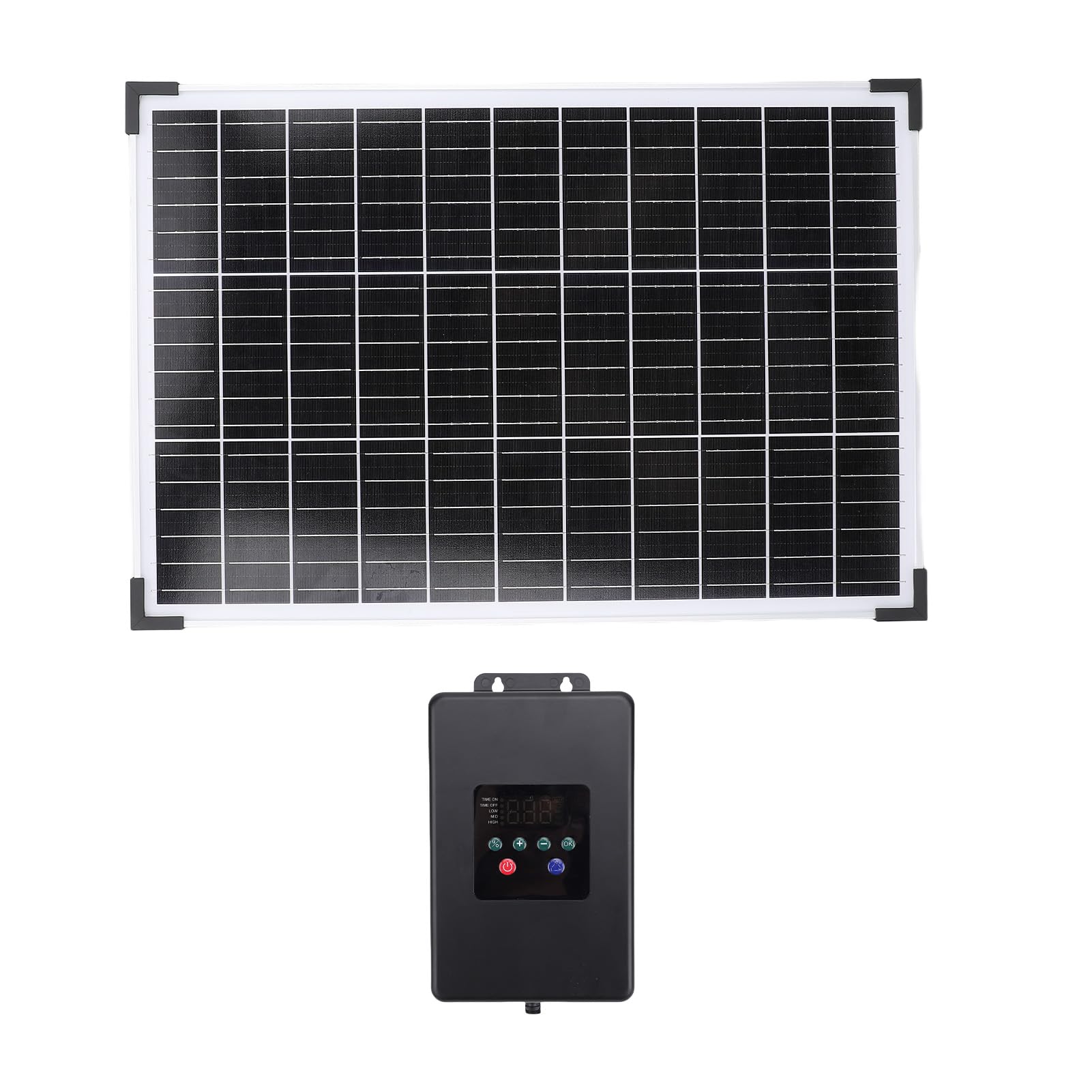 Greensen Bomba de Acuario Aireadora, Bomba de Aire Solar para Estanques de 30W para Estanque y Acuario, con Caja para Peces, Acuario, hidroponía.