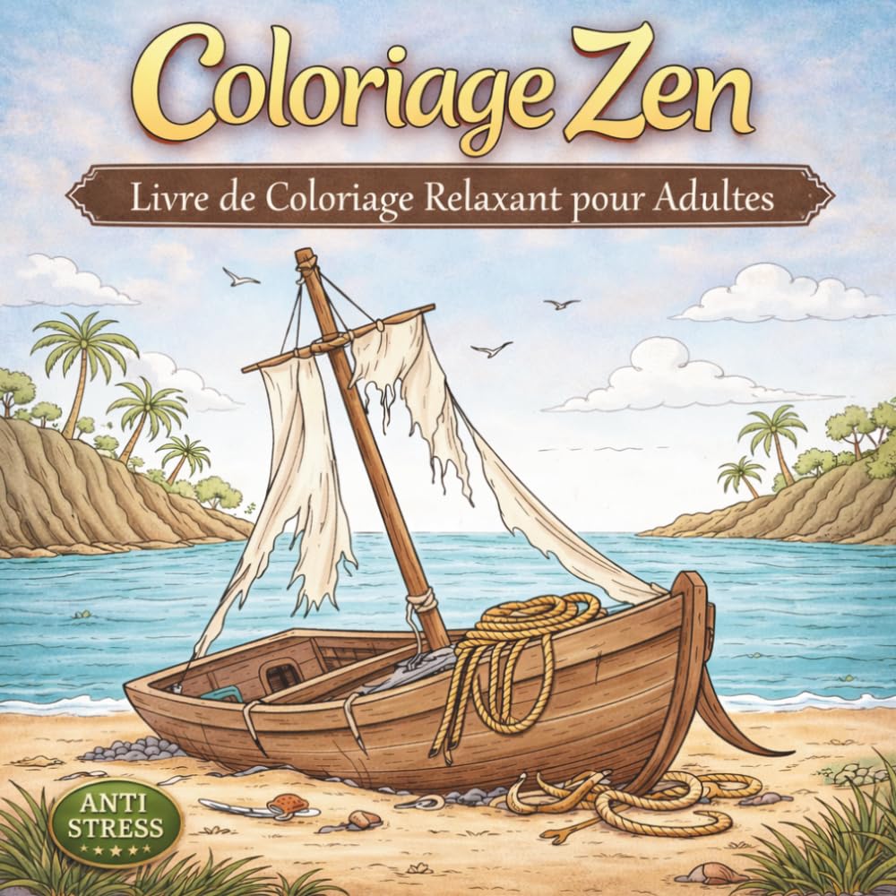 Coloriage Zen : Livre de coloriage relaxant pour adultes