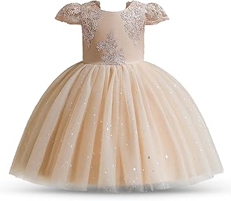 NNJXD Baby Girl Princess Dress Bowknot Sequins Dresses