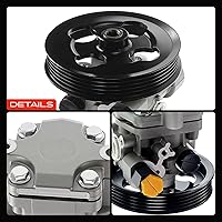 Vista 9 de A-Premium Bomba de dirección asistida, con polea, compatible con Subaru Impreza 2002-2003, 2.0L, repuesto # 34430-FE002
