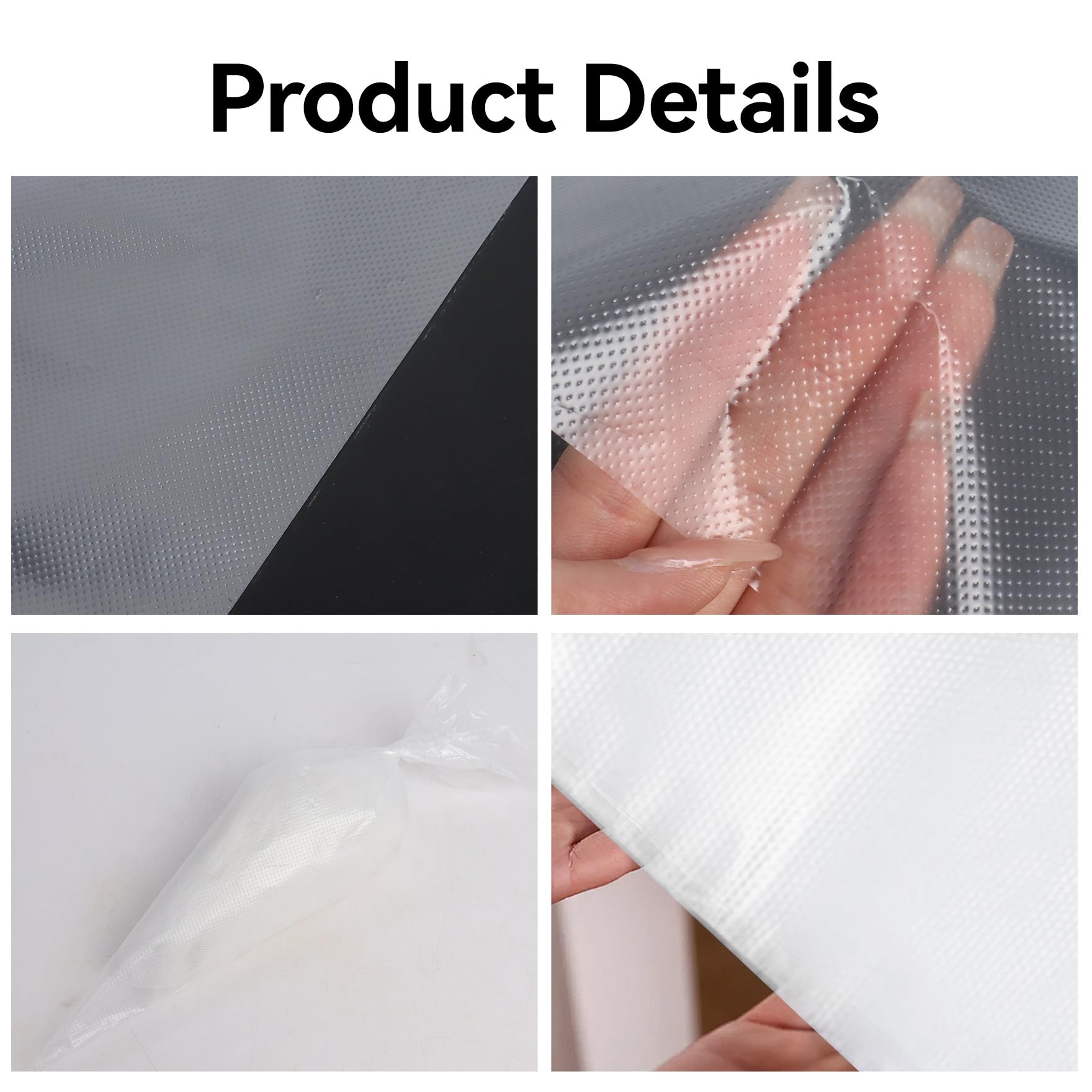 Klmnop Einweg-Spritzbeutel, 61 cm, extra groß, 200 Stück, Einwegspritzbeutel, rutschfest, bruchsicher, verdickte Spritzbeutel für Kuchen, Gebäck, Dessert-Dekoration (transparent)