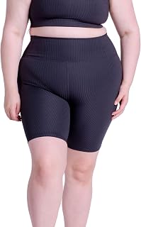 Women's Rib Bike Shorts Yoga