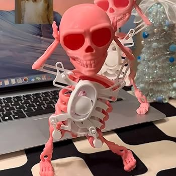 Amazon.com: Atlodas Skeleton Dancing and Swinging Clockwork