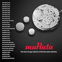 Vista 4 de Murata 337 SR416SW Batería 1.55V Celda de botón de reloj de óxido de plata - Sustituye a Sony 337 (2 baterías)