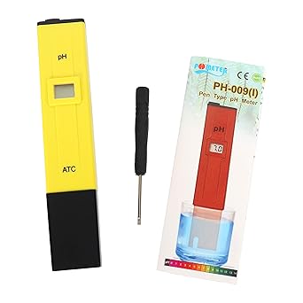 Supreme Ro System High Accuracy Pocket Pen Type Ph Meter For Water Purity Testing And Pool,Aquarium Measurement,Ph 0-14.0 Measuring Range,0.1Ph Resolution