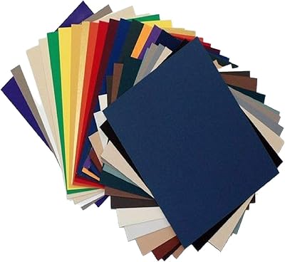 US Art 8x10 Mat Board Uncut Variety Pack 10 Assorted Colors