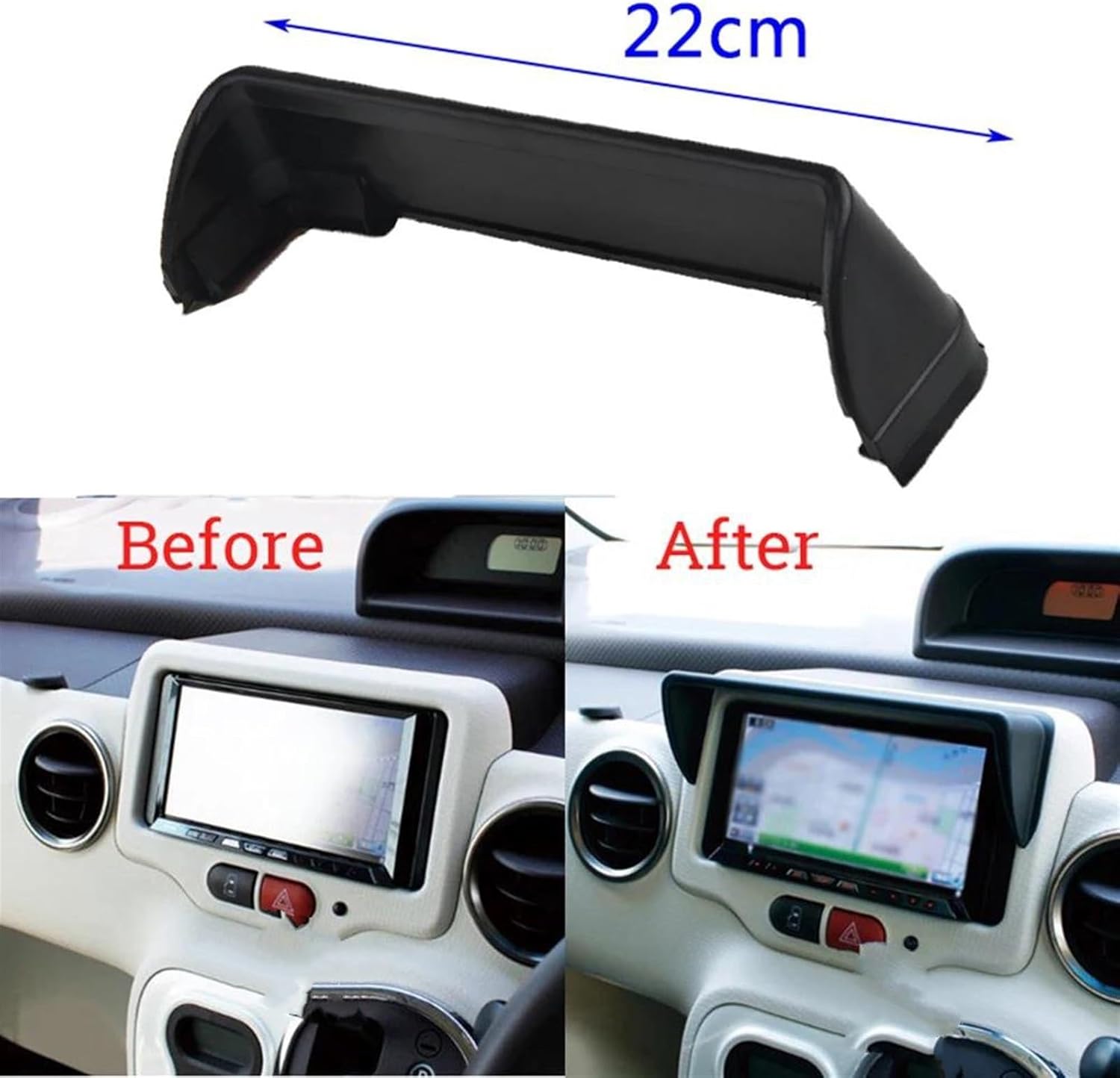 カーサンバイザー フロント 偏光サンバイザー ユニバーサルカーGPSサンシェードサンシェードバイザーアンチシールドカバーブラインドア