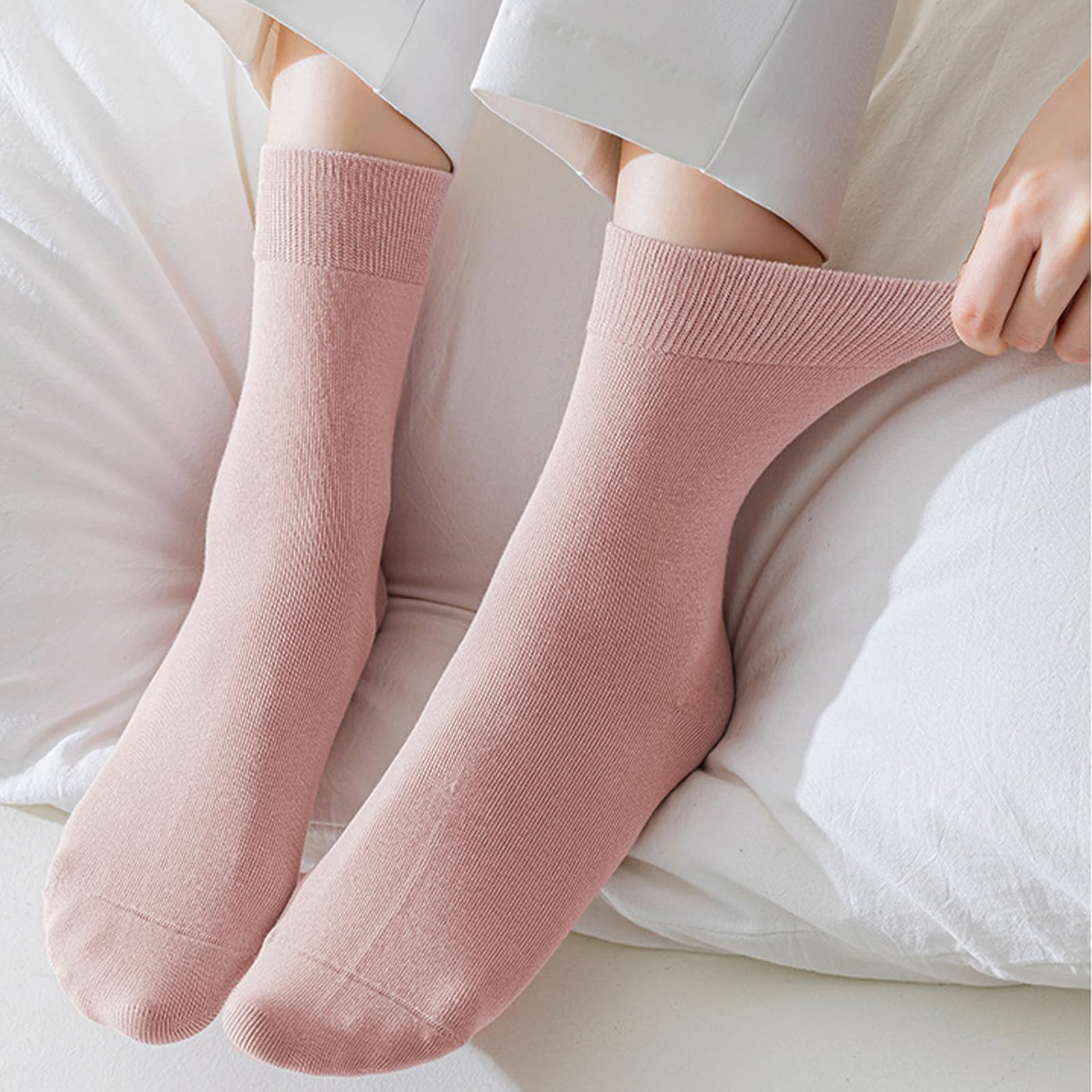 Wamicu Calzini Uomo E Donna, 5 Paia Calzini Donna Cotone, Ottima Qualità Di Cotone Calzini Unisex, Confortevoli E Traspirante Calze Running