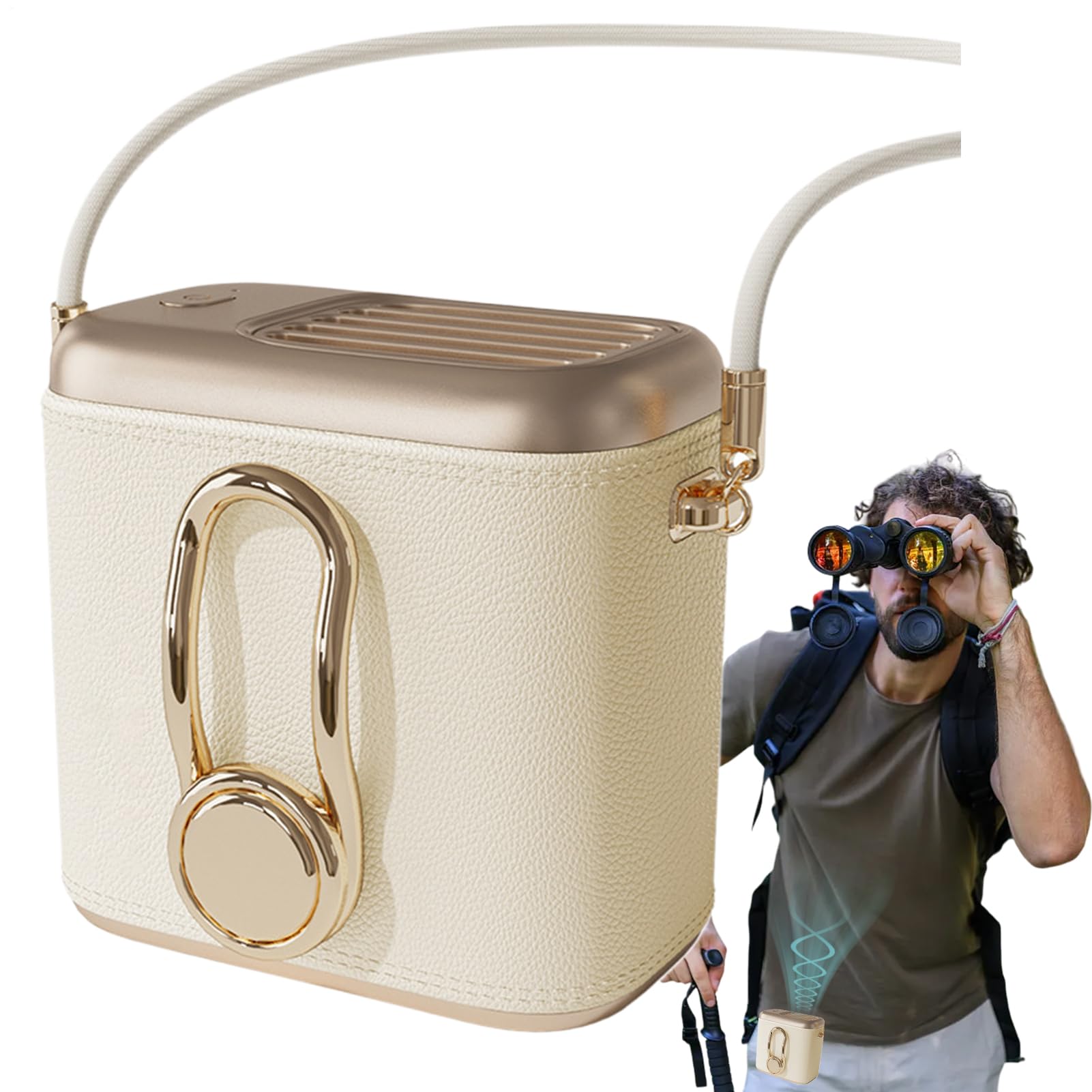 Ventilateur de ceinture portable et rafraîchisseur d'air pour la pêche