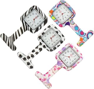 4 Pçs Relógio De Bolso Alfinete De Enfermagem Alfinete De Enfermagem Relógios De Bolso De Liga Relógios Femininos Relógios De Bolso Para Enfermeiras Relógio De Enfermagem Elegante