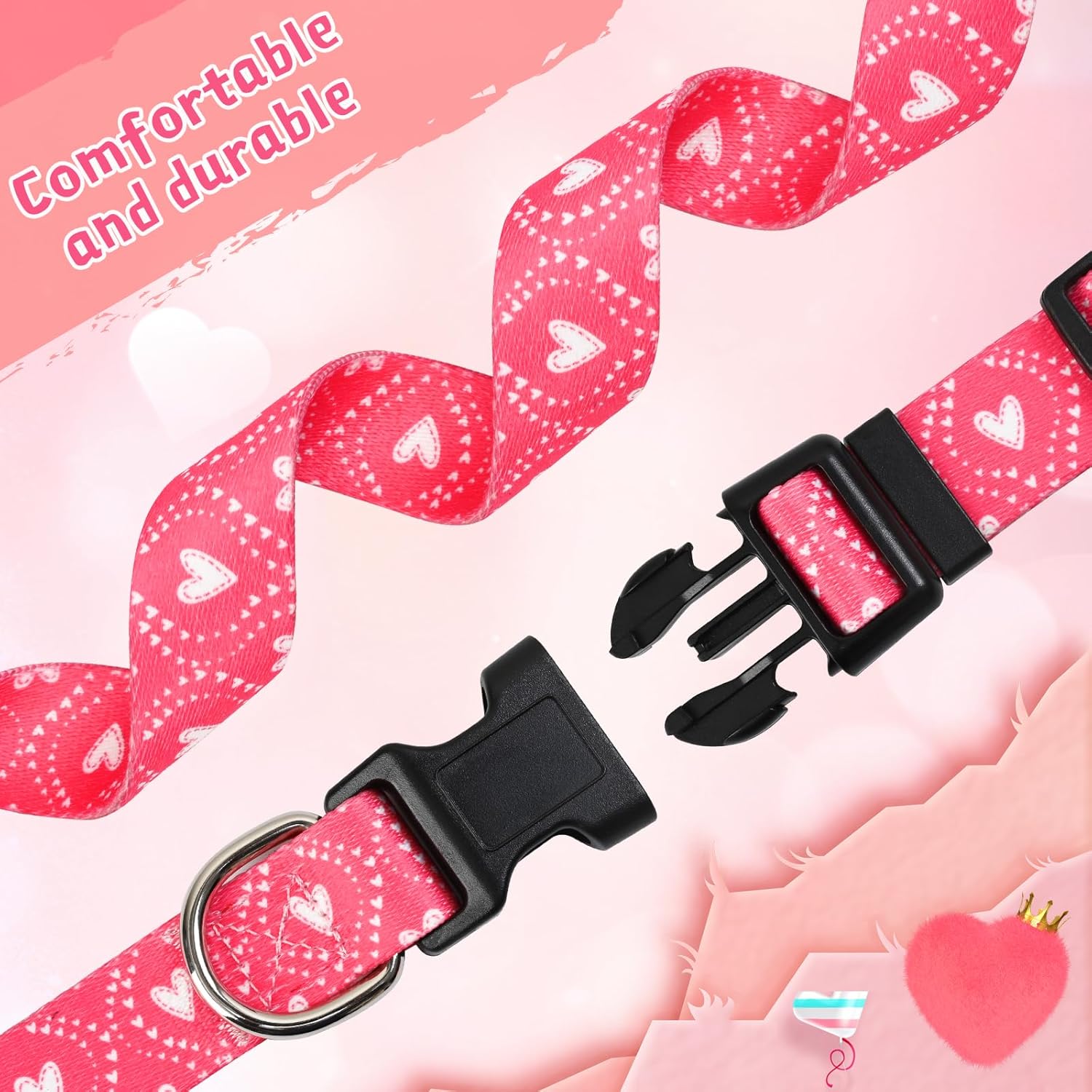 Lionheart Glory Collar De Perro Con Lazo, Collar De Perro A