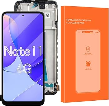 Amazon.com: Para Xiaomi Redmi Note 11 Reemplazo de pantalla LCD