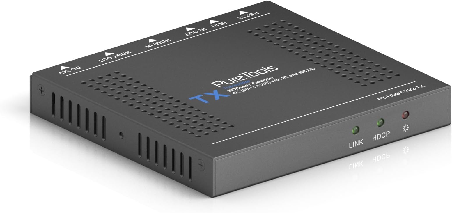 PureToolsPT-HDBT-702-TX HDBaseT Transmitter 40 m 4K / 70 m 1080p