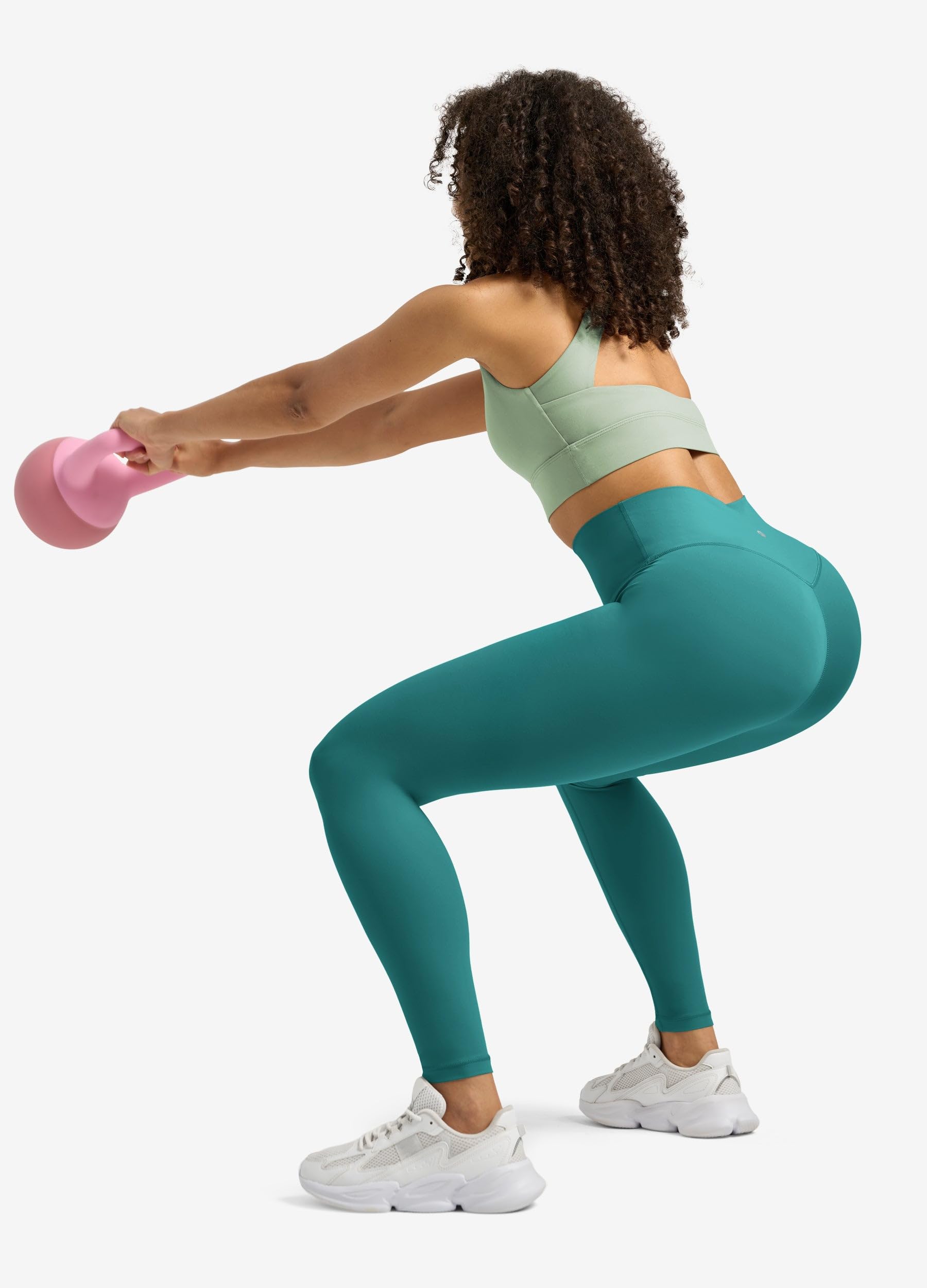 Willit Butterflux spodnie do jogi damskie legginsy treningowe z wysokim stanem dla kobiet kontrola brzucha sportowe bieganie legginsy na siłownię 63 cm 28