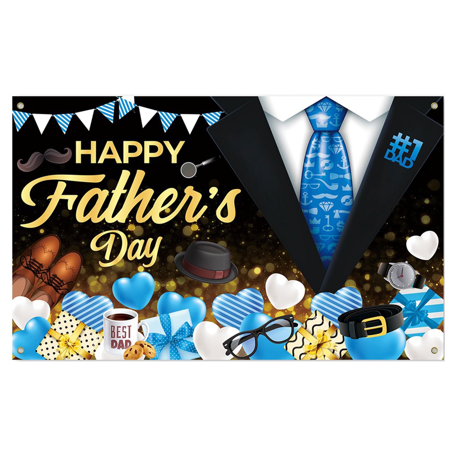 Nvoqilin Background Cloth Multipurpose Paper Decorations For Father ' S Day Festivities Large Backdrop Banners Accessories Party Supplies Themed Party Accessories