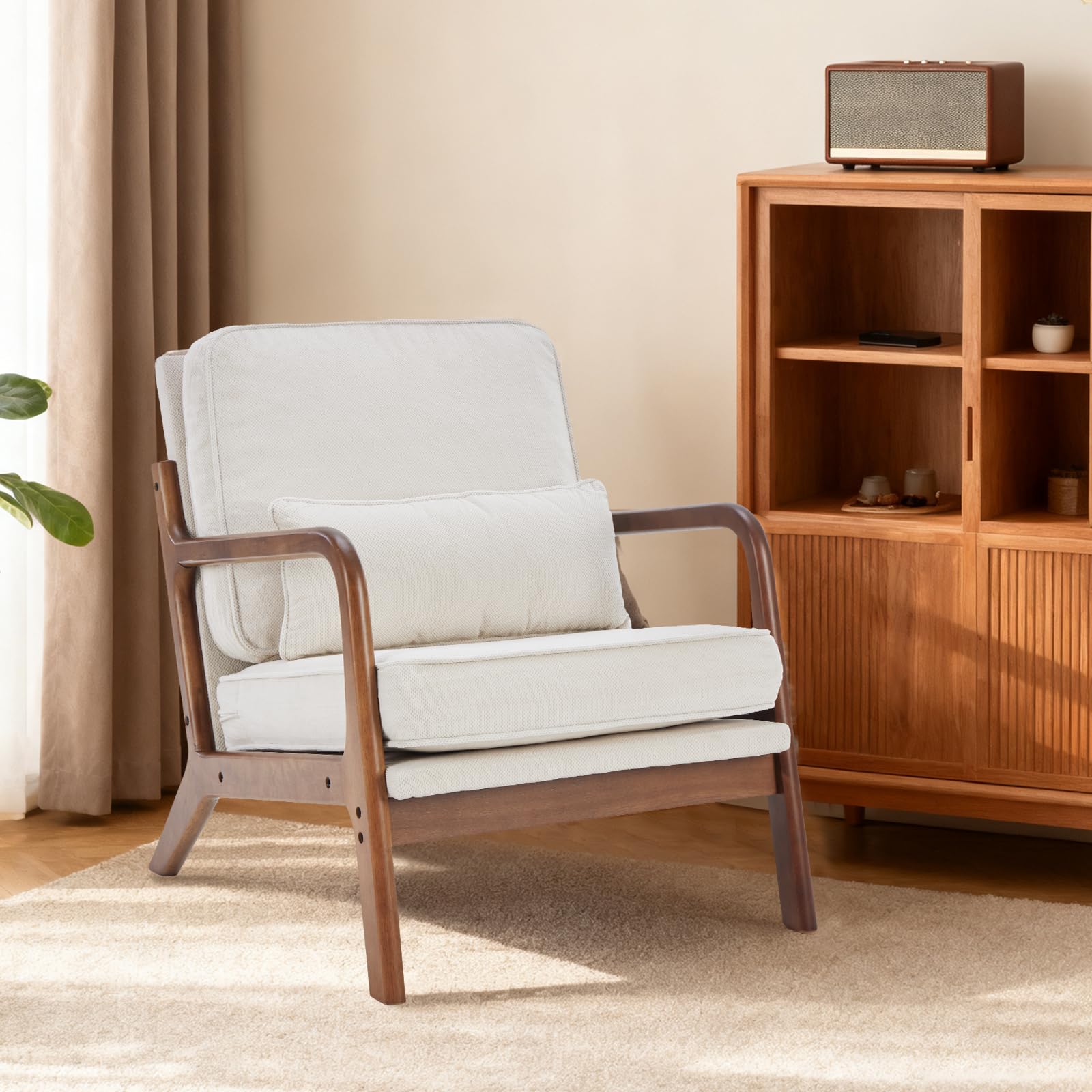 DUMOS Mid Century Modern Accent Chair