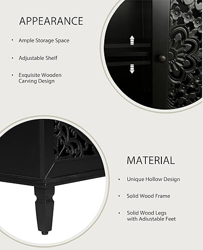 Miniatura 233 de Aparador moderno y elegante con patas y asas de metal dorado y estante ajustable, mesa consola clásica de 60 pulgadas, mesa de sofá, mesa de entrada