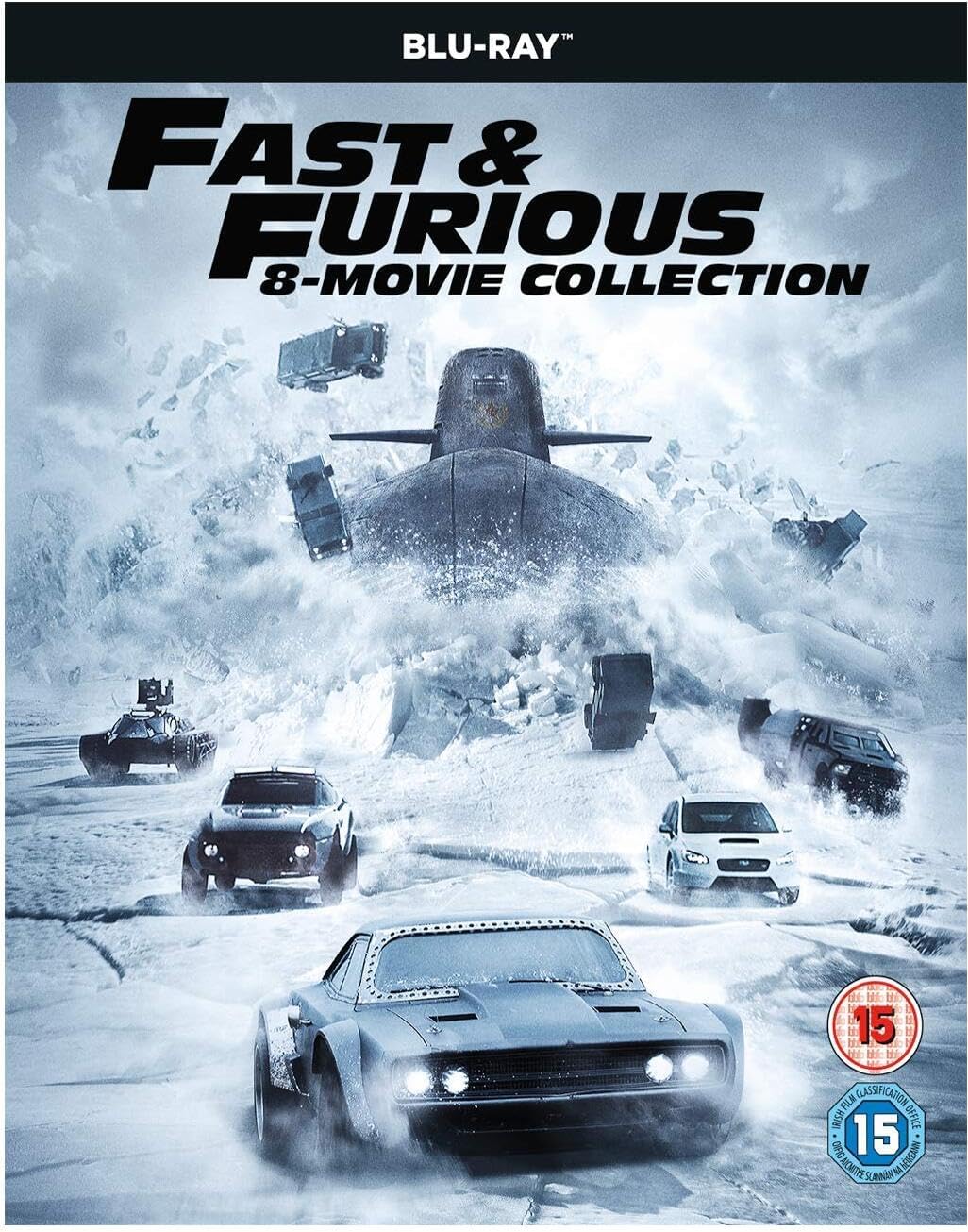 The fast & Furious 8-Film Collection 1-8 Blu-Ray [2017] [Region Free]