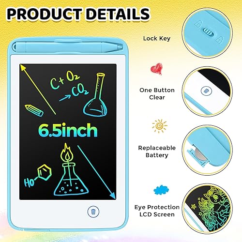 Miniatura 2 de Zhehao Tableta de escritura LCD de 12 piezas para niños, tablero de dibujo colorido para dibujo, tableta de dibujo, borrable, reutilizable,