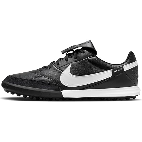 Nike The Premier III TF, Sneaker Uomo, Black White, 37.5 EU