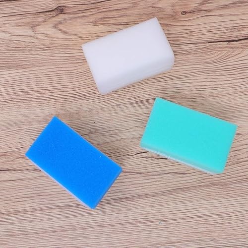 Miniatura 4 de Cepillo de cabeza de esponja, champú y cepillo de baño, cepillo de esponja para el baño, masajeador de cabeza para bebés (blanco, azul y verde)