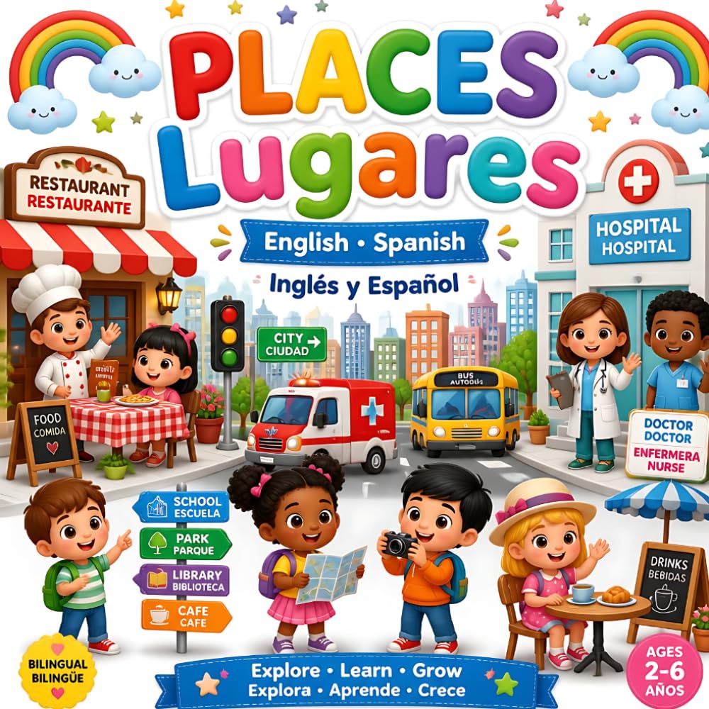 PLACES / Lugares: English & Spanish / Inglés y Español