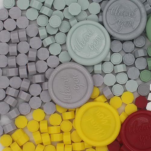 Miniatura 5 de 600 cuentas de cera de color morado claro, cuentas de cera de sellado prémium para sellos de sellos, paquete de repuesto de pellets de cera