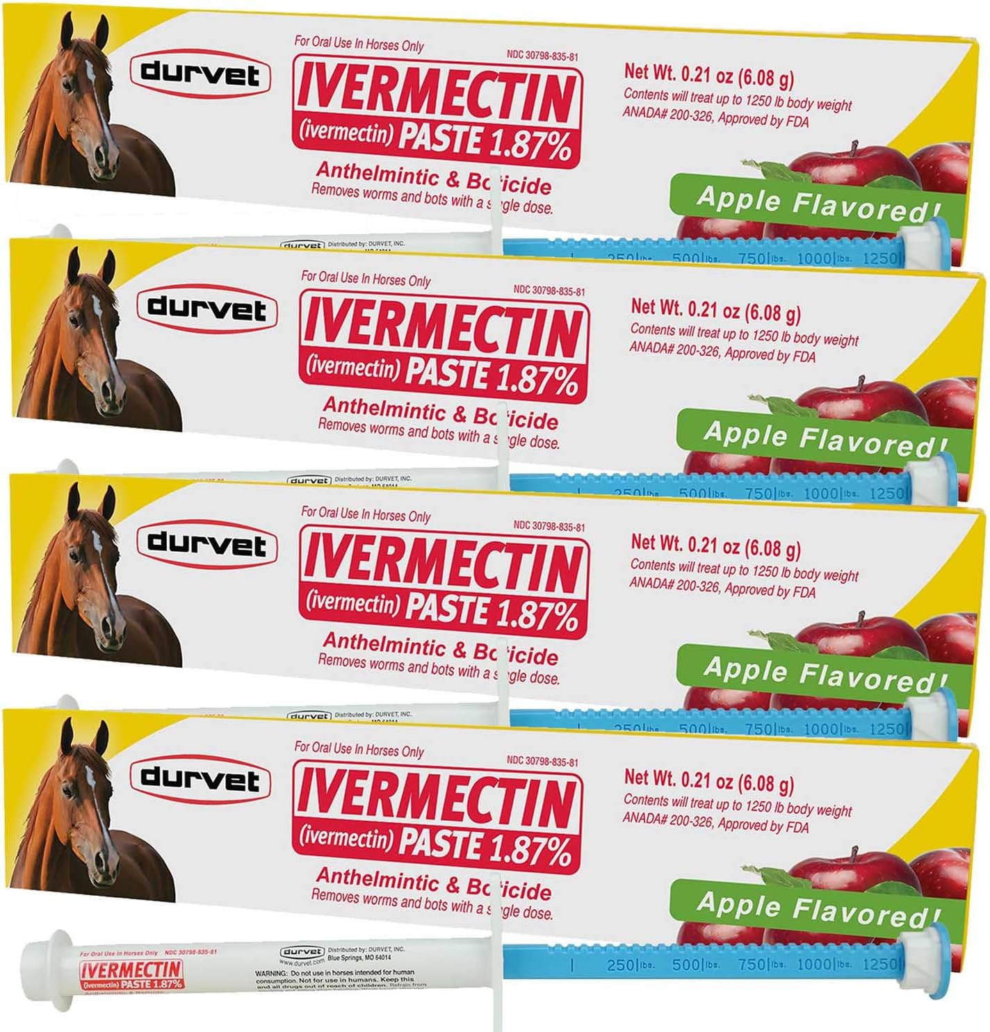 Durvet Ivermectin 4-Pack