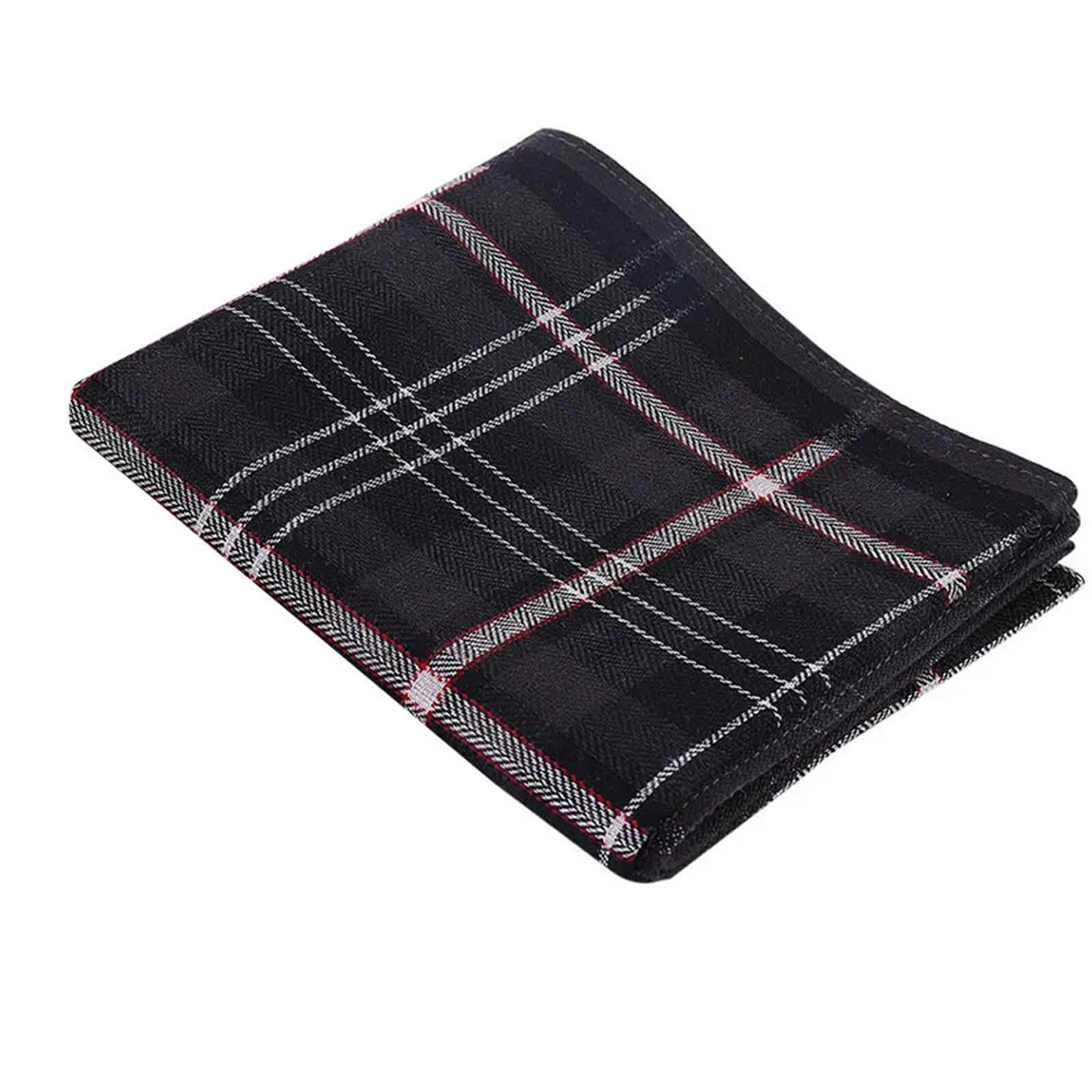 Pañuelo Traje Hombre Pañuelos de Hombre Pañuelos a Cuadros Pañuelos Suaves Pañuelo de Bolsillo(5pcs Style 6)