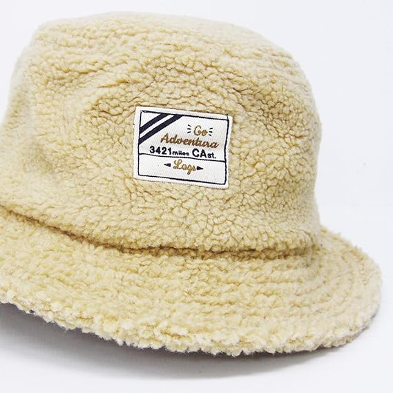 Amazon ボア 帽子 ハット メンズ 冬 ボア素材を使用したバケットハット 内側でサイズ調整ができる Black ブラック ハット 通販