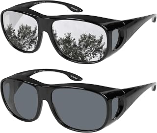Fit Over Wrap Sunglasses Polarized Lens Wear Over Eyeglasses 100% UV Protection for Men and Women Price In India