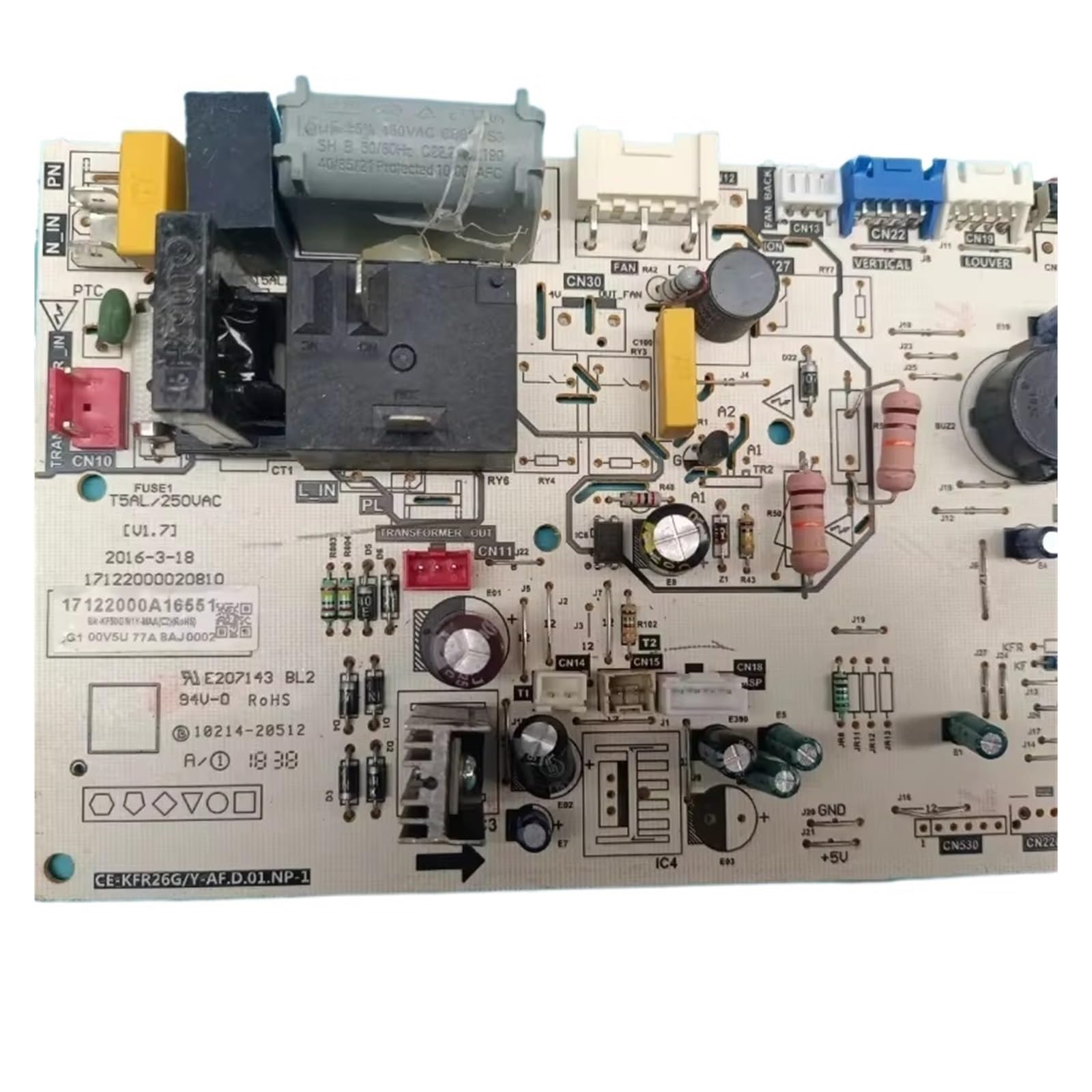 Applicable to Panel sterowania klimatyzatorem CE-KFR26G/Y-AF Płyta główna - CL1-KF35G/AFB (115 V) 80% nowy(Air conditioning)
