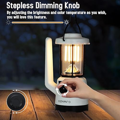 Miniatura 3 de Paquete de 2 linternas LED recargables  1200LM súper brillante, modos de foco y linterna, impermeable, banco de energía, para cortes de energía,