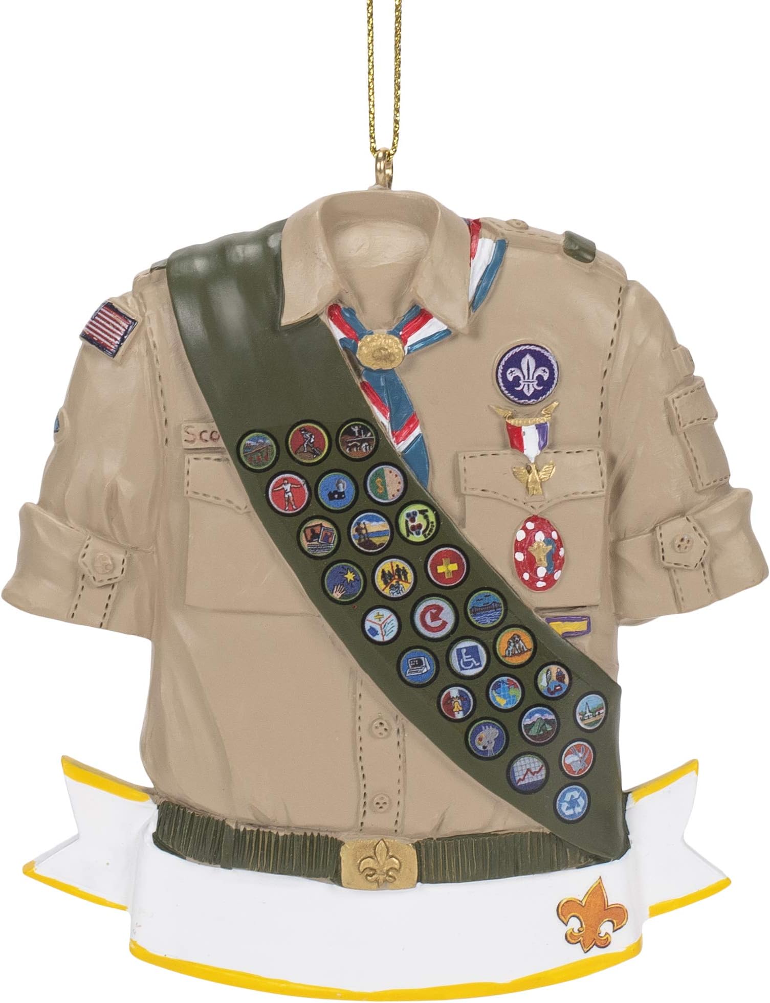 Kurt Adler BS2201 Eagle Scout Ornament for Personalization, 3-inch High