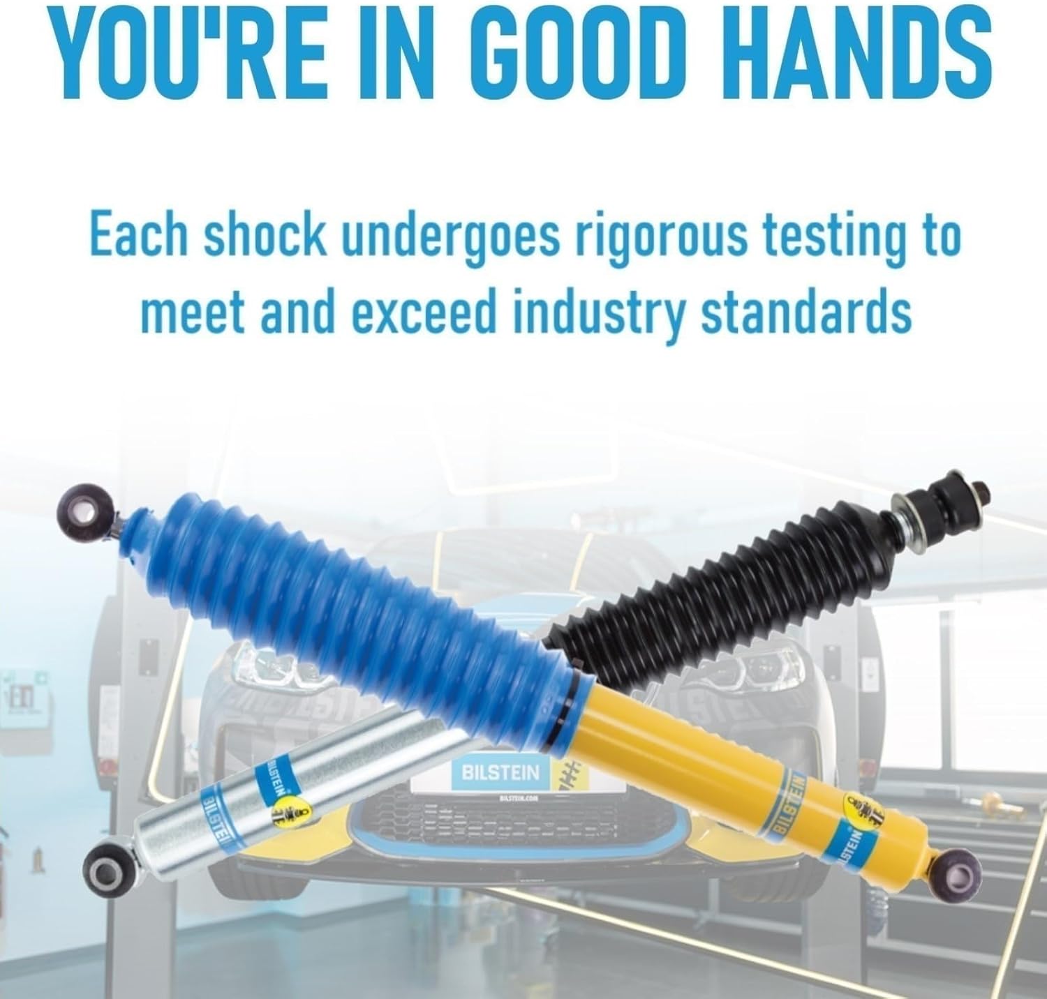 5100 Series Pair of Rear Shocks fits 2020 2024 Gladiator with 3.5-4” Lift - Requires Appropriate Extensions to Bump Stops, Sway Bar Links & Brake Lines - TrendsAuto Decal Included