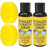 2 Pieces Scratch Remover For Eyeglasses, Glasses Scratch Repair, Glasses Polishing Scratchs Remover, Anti Fog Sunglasses Cleaner, Lens Cleaners Spray For Camera Mirror Windshield Stove Window