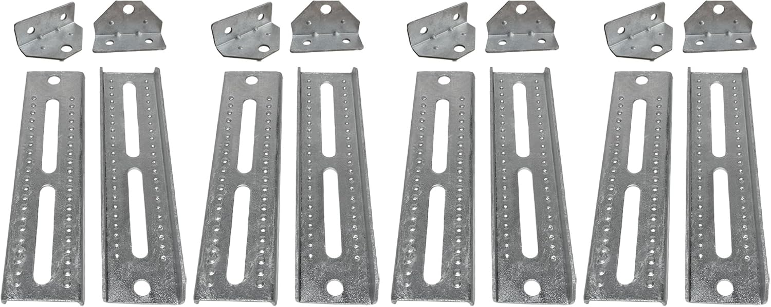 A.A 10" Galvanized Swivel and Top Bunk Bolster Bracket for Boat Trailer, Heavy Duty