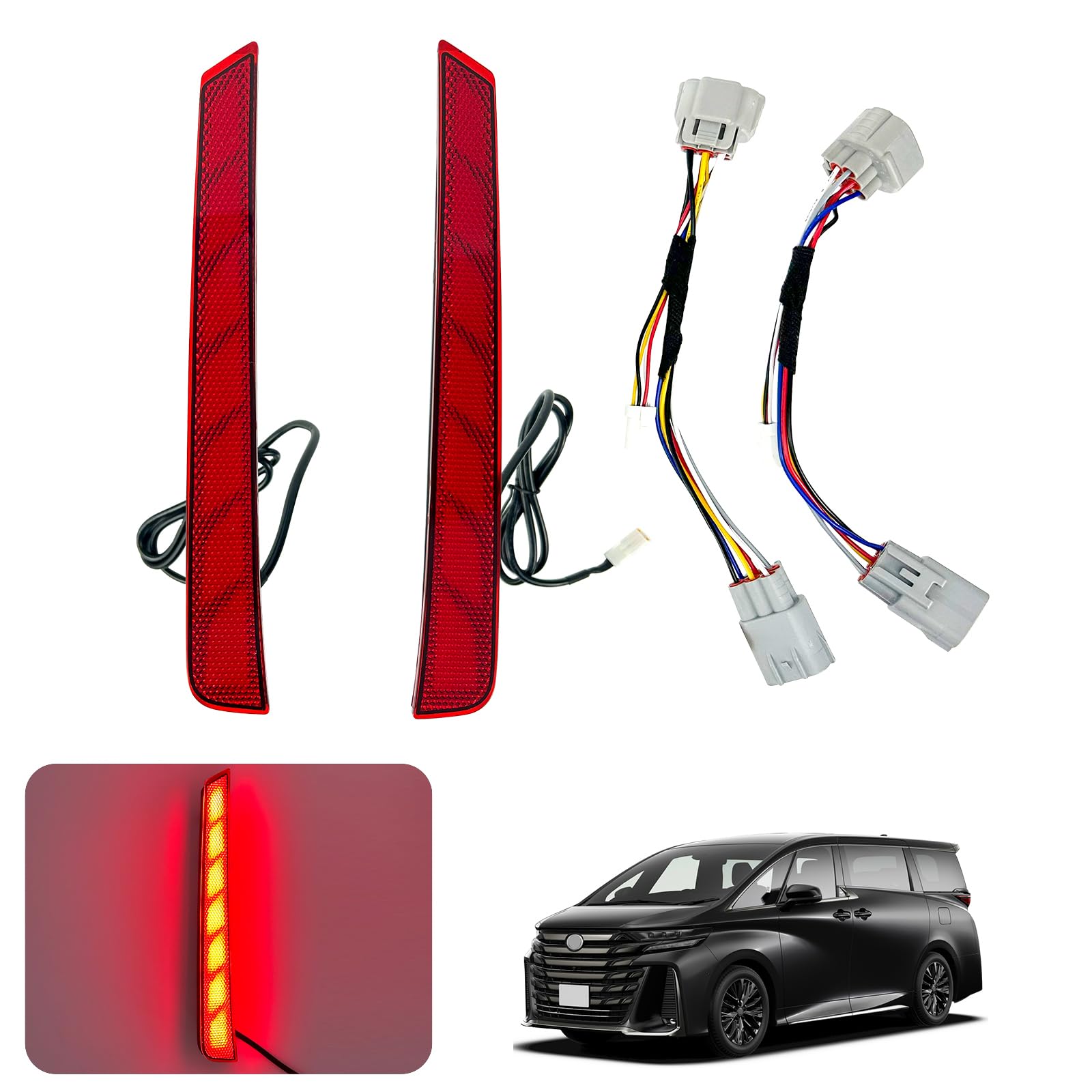 Amazon | TELLIKA ヴェルファイア40系 LEDリフレクターランプ