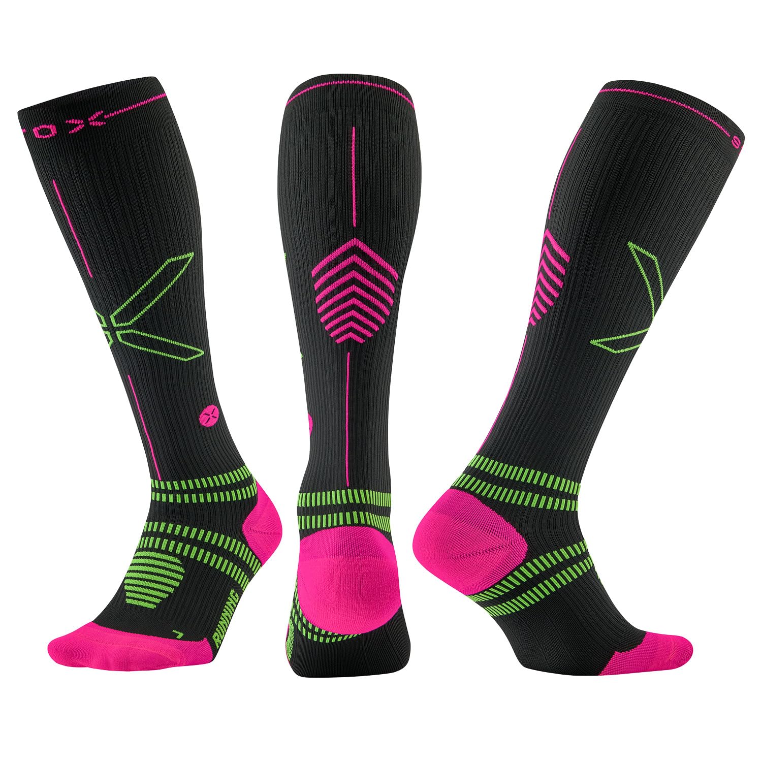 STOX Energy Socks - Calze da corsa per donne - Calze premium a compressione - Calze da corsa - Prevengono lesioni e dolori muscolari
