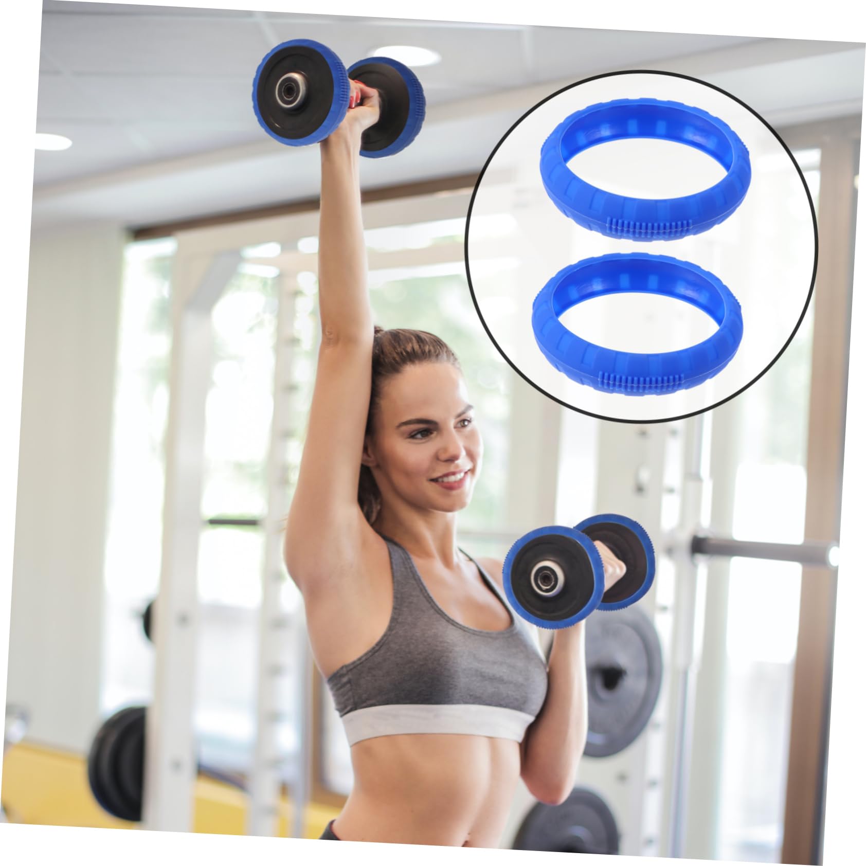 BESPORTBLE 6-Teiliges Hantel-Set Neopren-Hanteln Hantelring Gummi-Hantelhülle Kein Hantelgriff Rutschfeste Hantelhülle Hantel-Anti-Drop-Hülle Hantel-Silikagel-Sportstopper