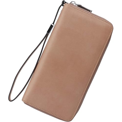 Lavemi Small Compact Women Wallet RFID Blocking Genuine Leather Bifold Purse with ID Windows