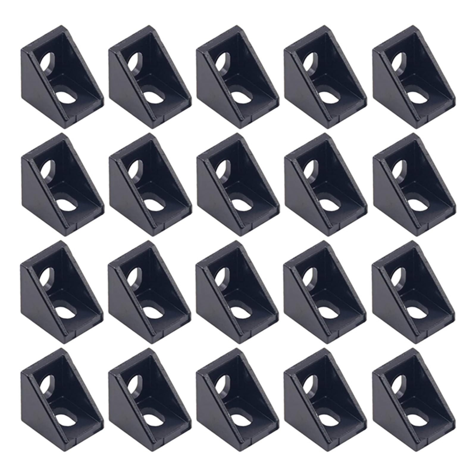 Connecteur L 20x20x17mm robuste en alliage pour cadre d'imprimante 3D MGN Cube