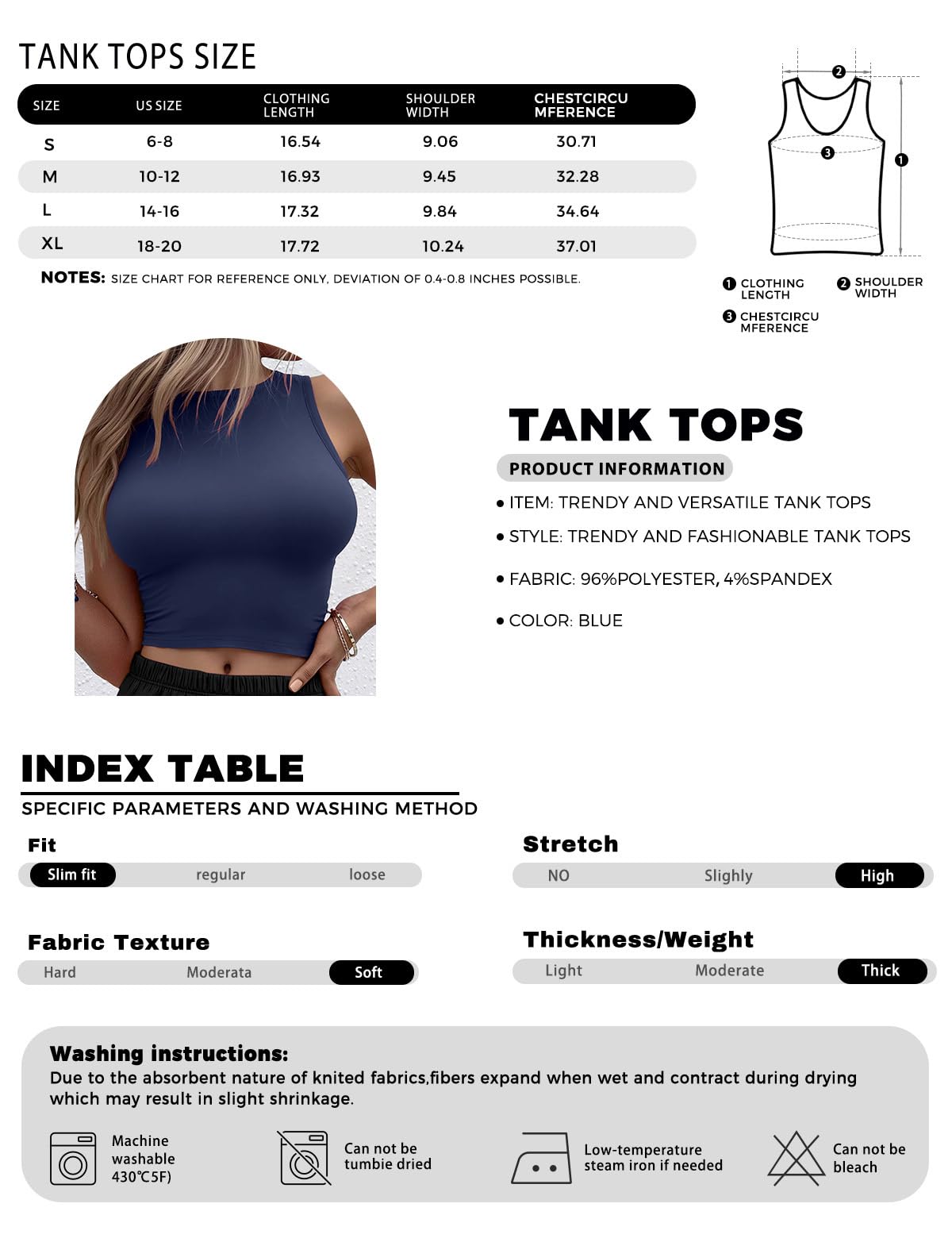 Camiseta corta atlética y elegante de cuello alto para mujer, acanalada, sin mangas, para ropa de calle y gimnasio — view 6