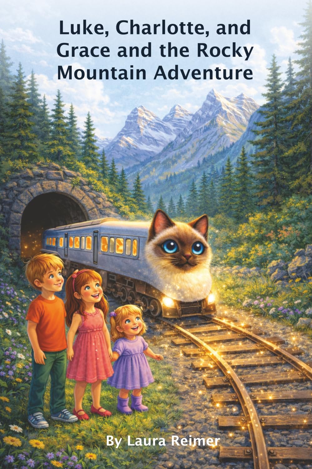 Luke, Charlotte, and Grace and the Rocky Mountain Adventure: A Magical Children’s Cat-Train Journey of Family, Friendship, and Courage (The Luke and Charlotte Adventures)