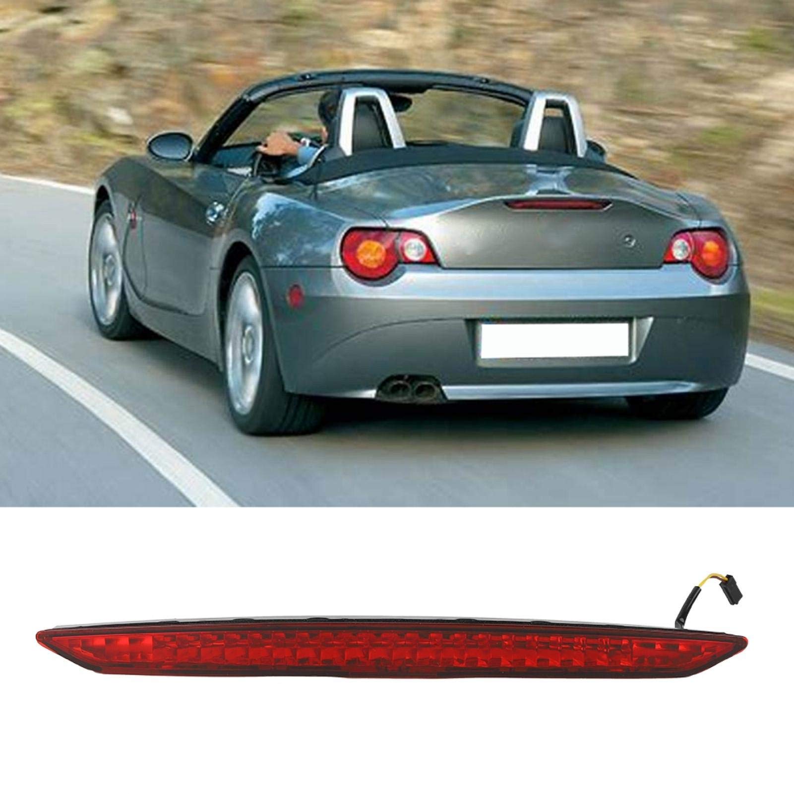63256917378 + Third Brake Light Assembly? Car Red High-Mount Stop Lamp Fits For Z4 E85 Replacement