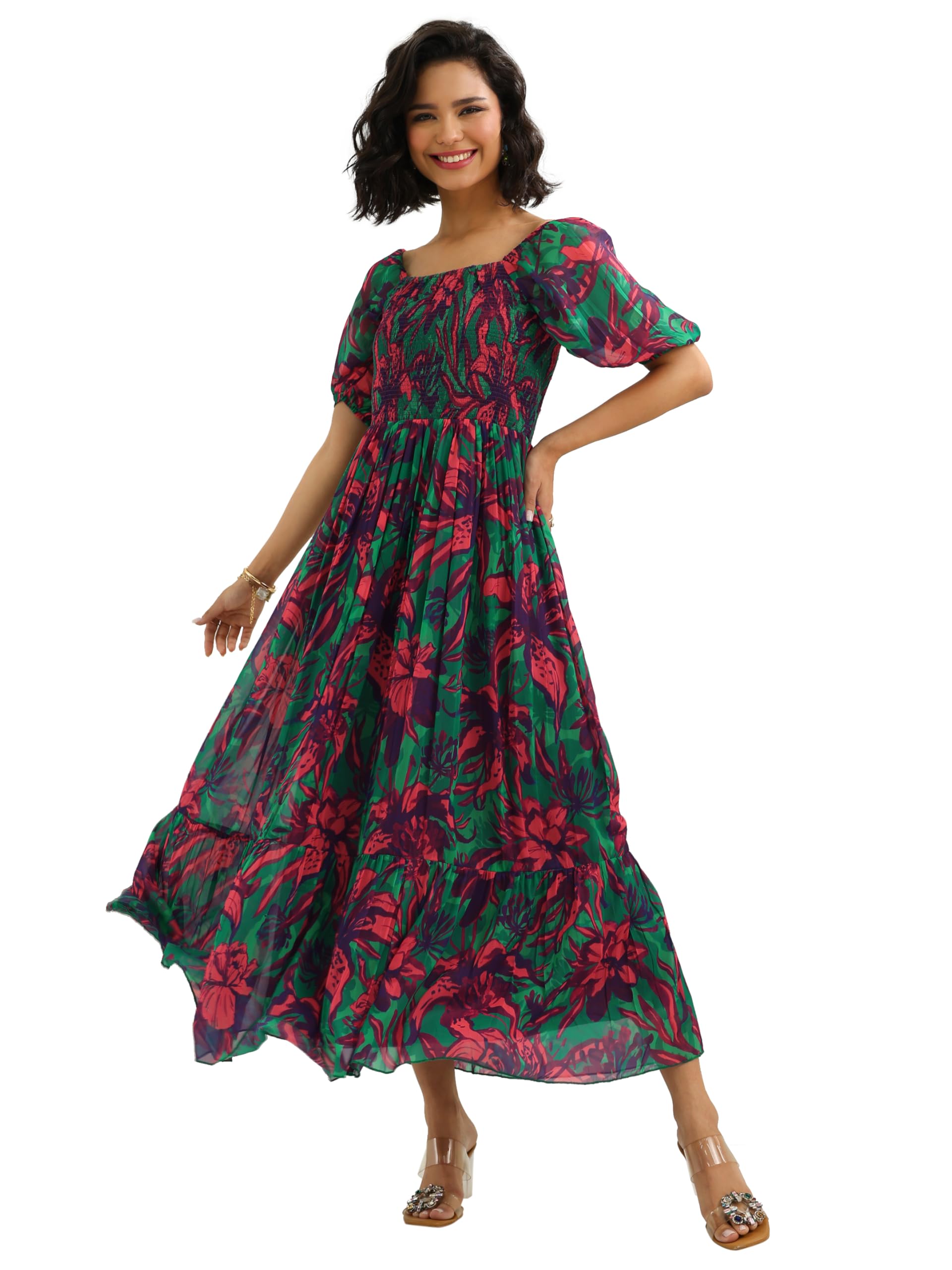 libas Women's Chiffon Floor Length Dress-picture-17