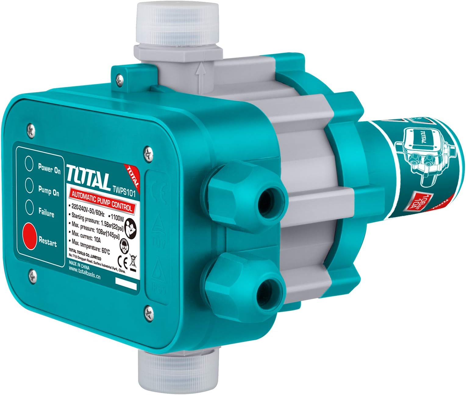 Total Automatic Pump Control 10A, IP65 TWPS101| Control Panel